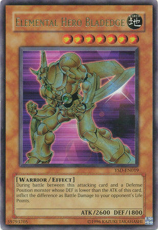 Elemental Hero Bladedge - YSD-EN019 - Ultra Rare - Unlimited