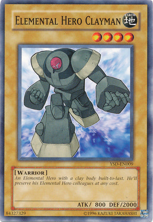 Elemental Hero Clayman - YSD-EN009 - Common - Unlimited