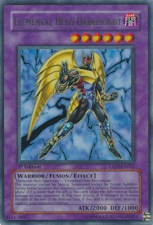 Elemental Hero Darkbright - TAEV-EN042 - Ultra Rare - 1st Edition