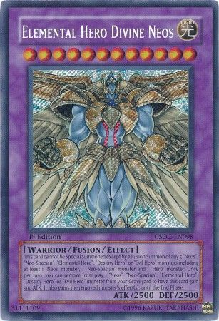 Elemental Hero Divine Neos - CSOC-EN098 - Secret Rare - 1st Edition