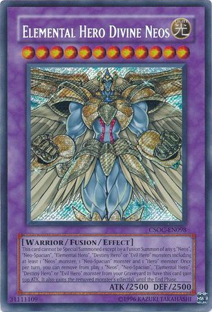 Elemental Hero Divine Neos - CSOC-EN098 - Secret Rare - Unlimited