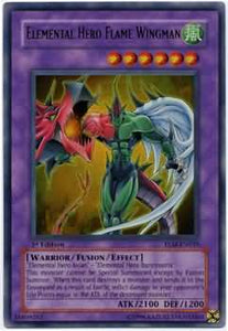 Elemental Hero Flame Wingman - TLM-EN035 - Ultra Rare - 1st Edition