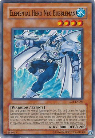 Elemental Hero Neo Bubbleman - SOI-EN004 - Common - Unlimited