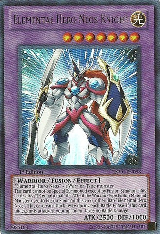 Elemental Hero Neos Knight - EXVC-EN093 - Ultra Rare - 1st Edition