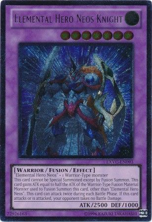 Elemental Hero Neos Knight - Ultimate - EXVC-EN093 - Ultimate Rare - Unlimited