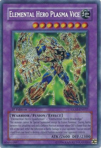 Elemental Hero Plasma Vice - GLAS-EN037 - Secret Rare - 1st Edition