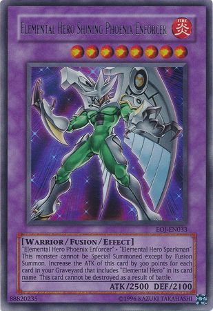 Elemental Hero Shining Phoenix Enforcer - EOJ-EN033 - Ultra Rare - Unlimited