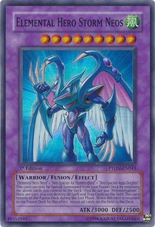 Elemental Hero Storm Neos - PTDN-EN043 - Super Rare - 1st Edition