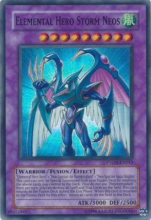 Elemental Hero Storm Neos - PTDN-EN043 - Super Rare - Unlimited