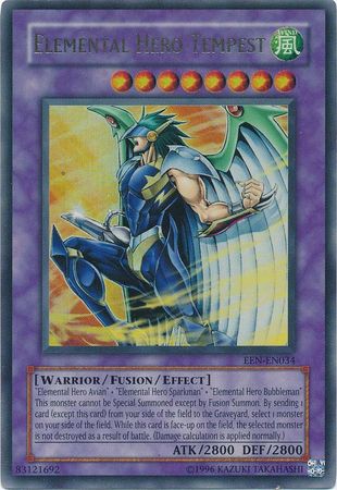 Elemental Hero Tempest - EEN-EN034 - Ultra Rare - Unlimited