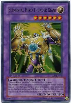 Elemental Hero Thunder Giant - TLM-EN036 - Ultra Rare - 1st Edition