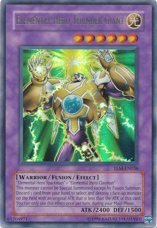 Elemental Hero Thunder Giant - TLM-EN036 - Ultra Rare - Unlimited