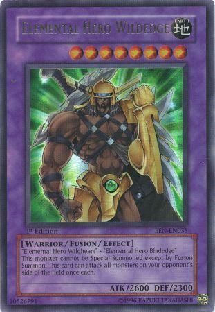 Elemental Hero Wildedge - EEN-EN035 - Ultra Rare - 1st Edition