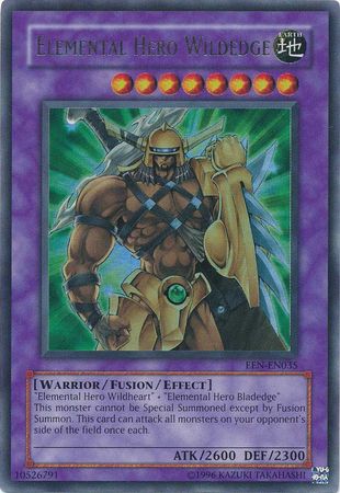 Elemental Hero Wildedge - EEN-EN035 - Ultra Rare - Unlimited