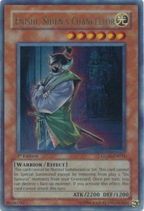 Enishi, Shien's Chancellor - GLAS-EN032 - Ultimate Rare - 1st Edition