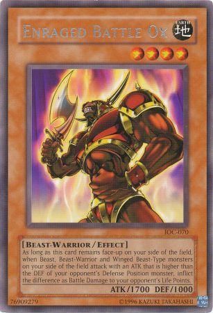 Enraged Battle Ox - IOC-070 - Rare - 1st Edition