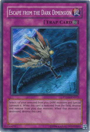 Escape from the Dark Dimension - PTDN-EN072 - Super Rare - Unlimited