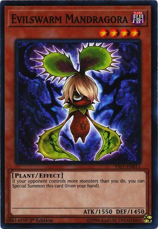 Evilswarm Mandragora - YS17-EN011 - Common - 1st Edition