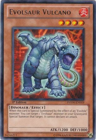 Evolsaur Vulcano - PHSW-EN019 - Rare - 1st Edition