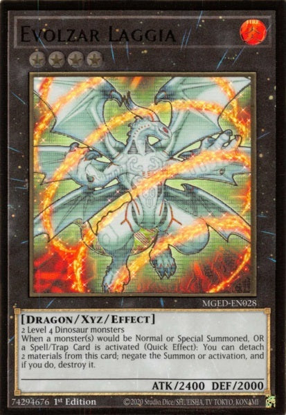 Evolzar Laggia - MGED-EN028 - Premium Gold Rare - 1st Edition