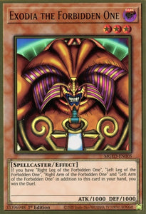 Exodia the Forbidden One - MGED-EN005 - Premium Gold Rare - 1st Edition