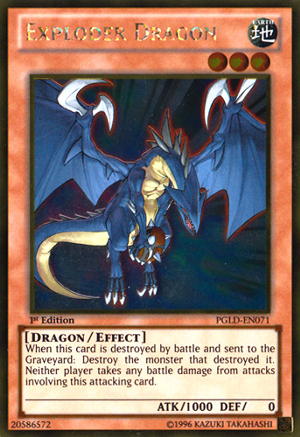 Exploder Dragon - PGLD-EN071 - Gold Rare - Unlimited