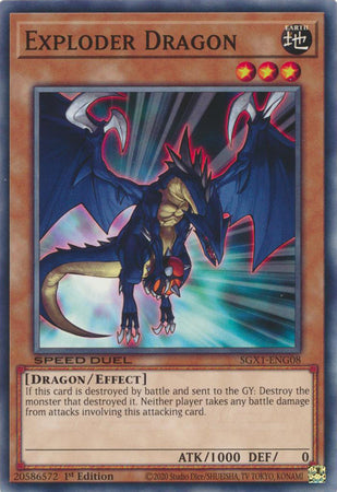 Exploder Dragon - SGX1-ENG08 - Common - 1st Edition