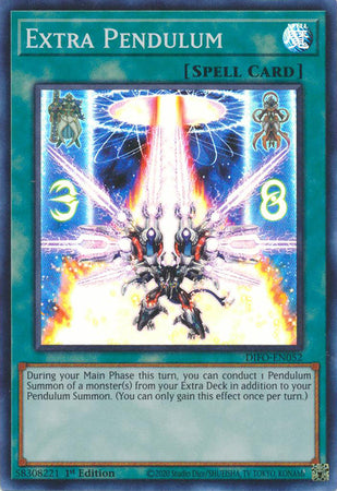 Extra Pendulum - DIFO-EN052 - Super Rare - 1st Edition