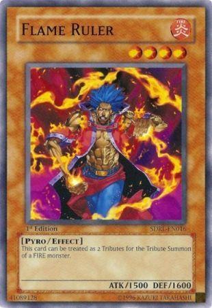 Flame Ruler - SDRL-EN016 - Common - 1st Edition