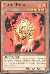 Flame Tiger - SDOK-EN019 - Common - 1st Edition