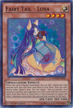 Fairy Tail - Luna - MACR-EN038 - Super Rare - 1st Edition