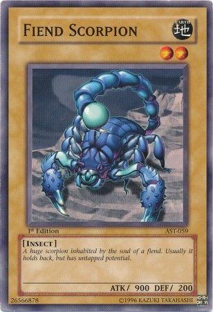 Fiend Scorpion - AST-059 - Common - 1st Edition