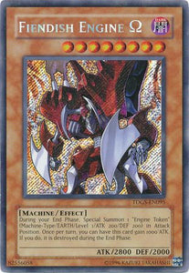 Fiendish Engine Omega - TDGS-EN095 - Secret Rare - Unlimited