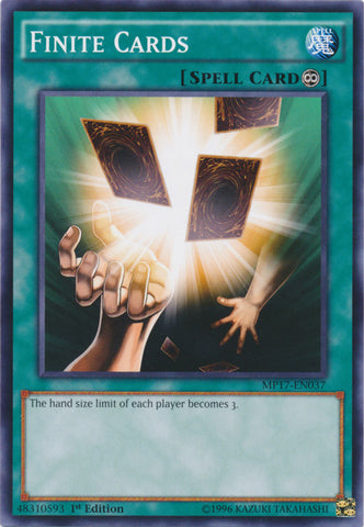 Finite Cards - MP17-EN037 - Common - 1st Edition