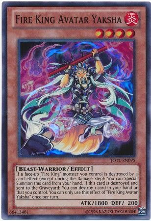 Fire King Avatar Yaksha - JOTL-EN095 - Super Rare - Unlimited