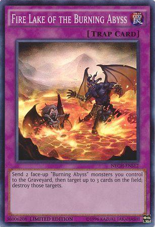 Fire Lake of the Burning Abyss - NECH-ENS12 - Super Rare - Limited