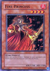 Fire Princess - LON-034 - Super Rare - 1st Edition