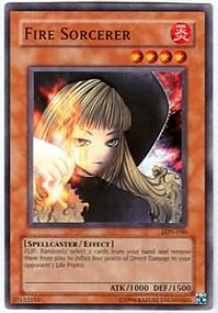 Fire Sorcerer - LON-036 - Common - 1st Edition