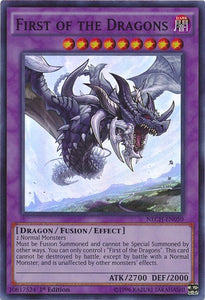 First of the Dragons - NECH-EN050 - Super Rare - 1st Edition