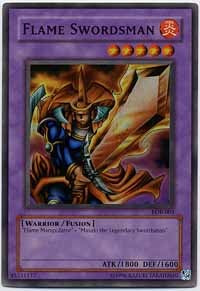 Flame Swordsman - LOB-003 - Super Rare - 1st Edition