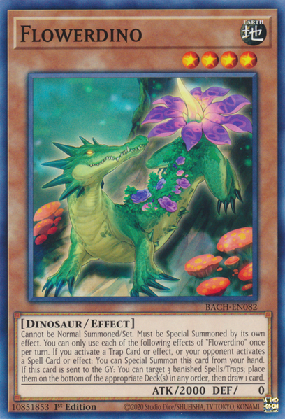 Flowerdino - BACH-EN082 - Common - 1st Edition