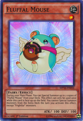 Fluffal Mouse - MP16-EN056 - Super Rare - 1st Edition