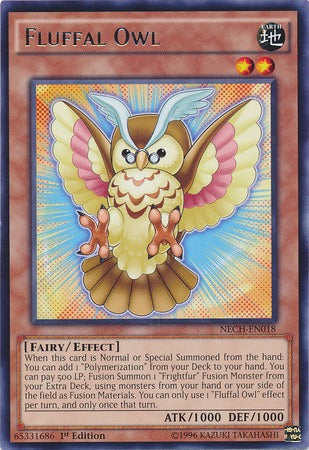 Fluffal Owl - NECH-EN018 - Rare - 1st Edition