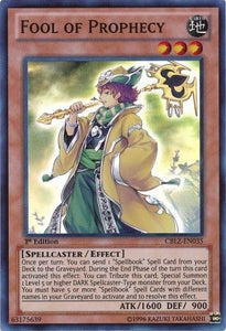 Fool of Prophecy - CBLZ-EN035 - Super Rare - 1st Edition