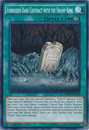 Forbidden Dark Contract with the Swamp King - SDPD-EN026 - Common - 1st Edition