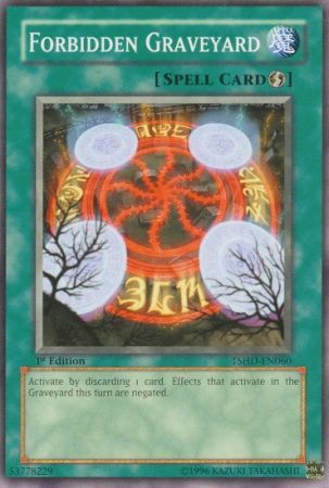 Forbidden Graveyard - TSHD-EN060 - Common - 1st Edition