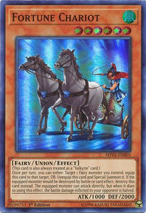 Fortune Chariot - SHVA-EN005 - Super Rare - 1st Edition