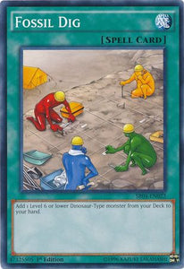 Fossil Dig - SR04-EN022 - Common - 1st Edition