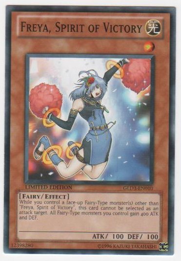 Freya, Spirit of Victory - GLD3-EN010 - Common - Limited