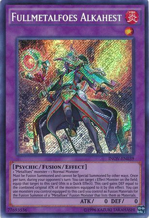 Fullmetalfoes Alkahest - INOV-EN039 - Secret Rare - Unlimited